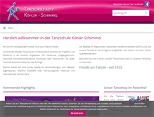 Tablet Screenshot of koehler-schimmel.de